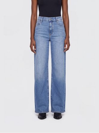 Frame Denim Le Slim Palazzo High-Waist Wide-Leg Jeans in Denim