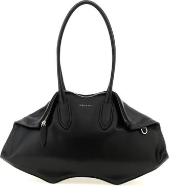 Alexander McQueen Alexander McQueen, Shoulder Bags, female, Black, Size: ONE SIZE Manta Bag