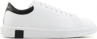 A|X Armani Exchange Action leather sneakers - men - Bovine Leather (top grain) - 10 - White