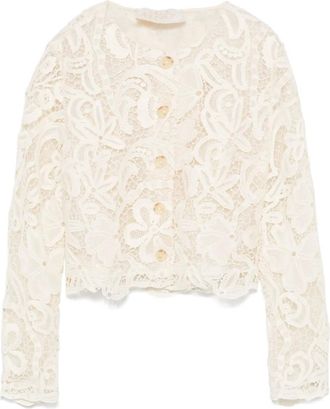 Ulla Johnson Giacca in pizzo - Toni neutri