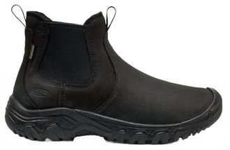 Keen Womens Greta Ii Waterproof Insulated Chelsea Boot In Black/black