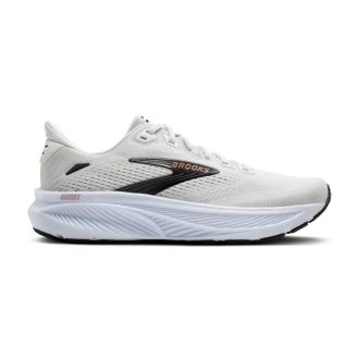 Brooks Womens Ghost 18 Running Shoes In Rose Gold White Black