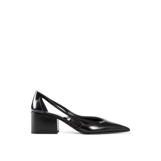 パンプス PRADA SS25 Two-tone leather pumps (1I964NFD035AZ3 F070D) Silk/black Two-tone Brushed Leather Pumps | PRADA