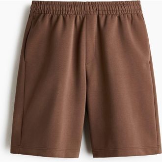H&M Relaxed Fit Interlock Shorts in Brown at Nordstrom, Size Xx-Large