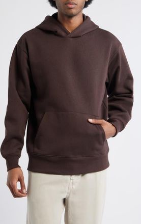 BP. Fleece Hoodie in Brown Coffee at Nordstrom, Size Small