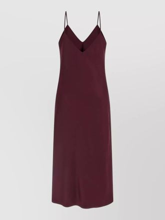 Norma Kamali midi dress bias cut spaghetti straps