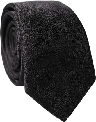 Dolce & Gabbana Necktie - Heren - Stropdassen - Zwart - ONE Size - Accessoires