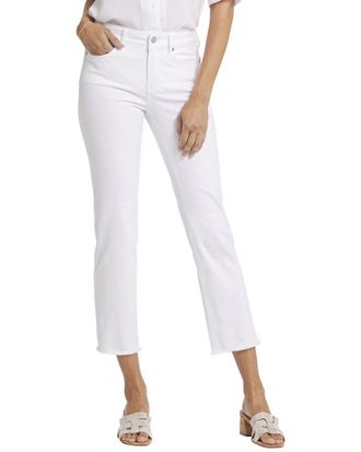 NYDJ Nydj Petite Marilyn Optic White Hems Jean