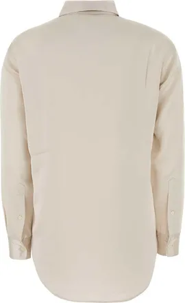 Lauren Ralph Lauren Satin Shirt - Beige
