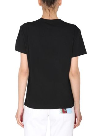 Raf Simons Crew Neck Cotton T-Shirt - Black