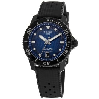Tissot Seastar 1000 Powermatic 80 Blue Dial Rubber Strap Mens Watch T120.807.37.041.00
