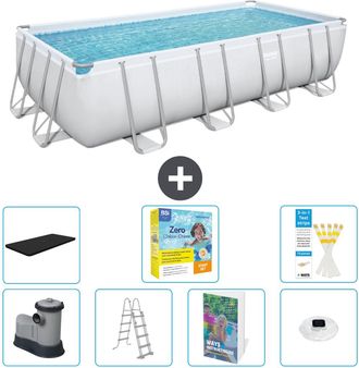 Bestway Piscina Bestway Power Steel Rectangular - 549x274x122 Cm - 8-piezas S526