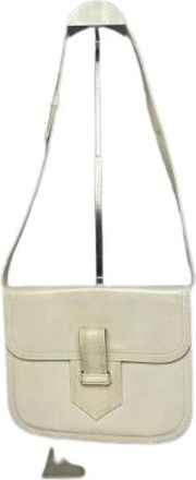 Saint Laurent Pre-owned Shoulder Bags, female, White, Size: ONE SIZE Pre-owned Vintage Shoulder Bag