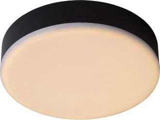 Lucide L&aacute;mpara de techo de aluminio con 1 led integrado, negro