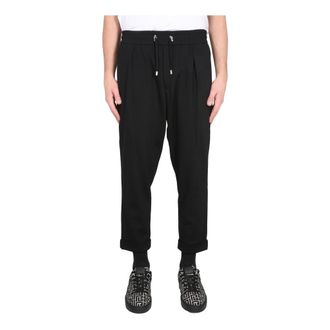 Balmain Hombre, Pantalones, Negro, Talla: L