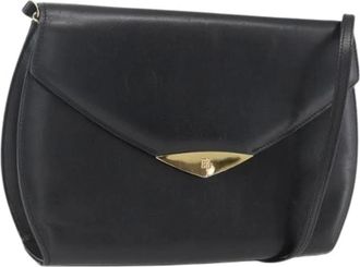 Givenchy Pre-owned Cross Body Bags, female, Black, Size: ONE SIZE Pre-owned Leather Cross Body Bag