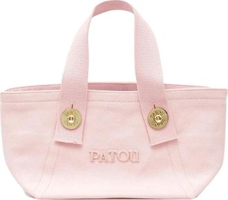 Patou Kleine Katoenen Tote Bag - Dames - Shoppers - Roze - ONE Size - Katoen - Tassen