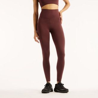 New Balance Donna NB Define High Rise Legging 25 in Marrone, Maglia di Poliestere, Taglia M