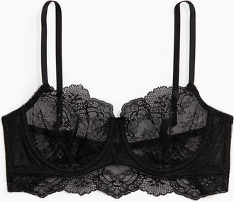 H&M Balconette-BH aus Spitze - Schwarz