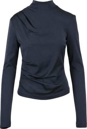 Max Mara Tops, Dames, Blauw, M, Wol, Orme Long Sleeve Top