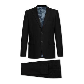 Paul Smith Kostuums, Heren, Zwart, 2Xl, Wol, Wollen pak
