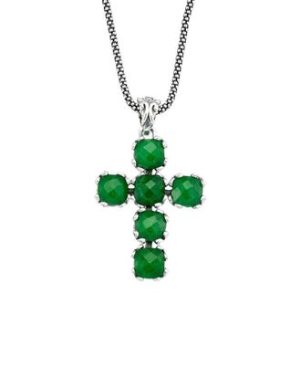 Samuel B. Silver 3.50 Ct. Tw. Emerald Pendant