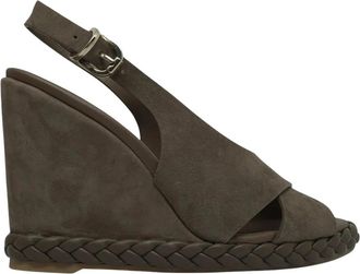 Castaner Blur Wedge - Dames - Sleehakken - Bruin - 38 EU - Leer - Schoenen