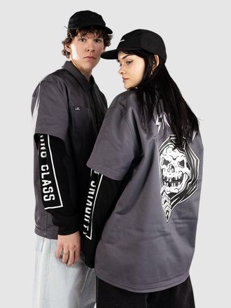 Lurking Class Stay Sharp Zip Work Camicia grigio