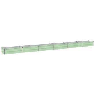 vidaXL Cama De Jard&iacute;n Elevada Verde Pastel 480 X 40 X 24 Cm Vidaxl