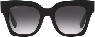 Burberry BE436439428G Square Full Rim Sunglasses - Black