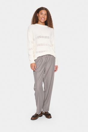 Saint Tropez Pullover Regular fit white