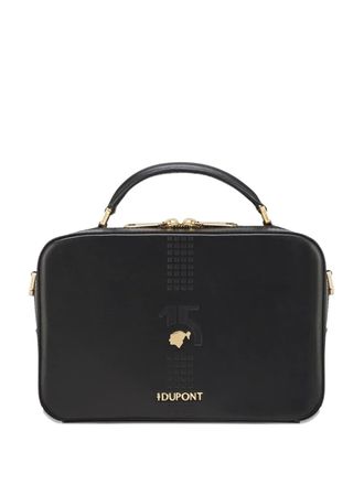 S.T. Dupont logo-print shoulder bag - unisex - Calf Leather - OS - Black