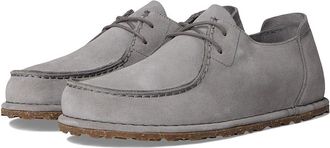 Birkenstock Utti Lace Up - Suede Mens Lace-up Boots Whale Gray : EU 45 (US Mens 12-12.5) Regular