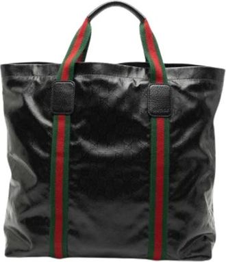 Gucci Pre-owned Vintage Tote Bag - Dames - Vintage Shopper - Zwart - ONE Size - Vintage