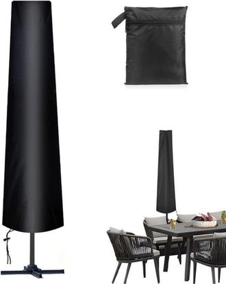 No Brand Funda Impermeable Para Sombrilla, 190 &times; 50 &times; 30 Cm, Sombrilla De Pie, Resistente A La Intemperie, Con Cremallera, Para Di&aacute;metros De 2 M Y 4 M, Funda G