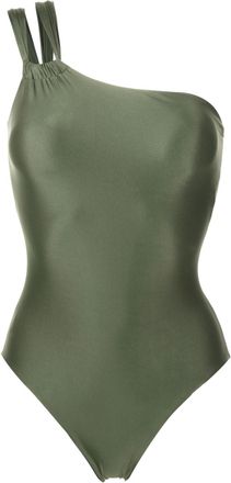 Lygia & Nanny Miusha Liso one-shoulder swimsuit - women - Polyamide/Spandex/Elastane - 42 - Green