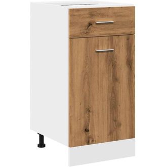 vidaXL Drawer Bottom Cabinet Lyon Artisan Oak 40x46x81.5 cm Engineered Wood Vidaxl