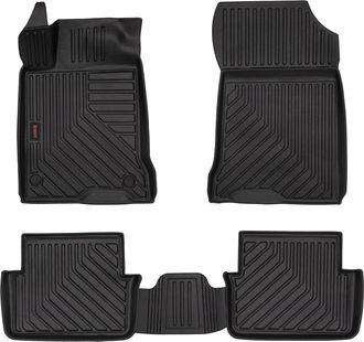 OEM Alfombrillas De Goma 3d Para Renault Laguna Iii (liftback, Familiar, 2007-2015) - Borde De 5 Cm