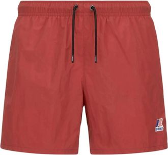 K-Way Uomo, Costumi da bagno, Rosso, S, new