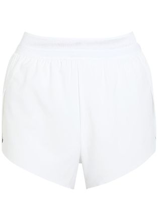 Nike Aeroswift Dri-fit Adv Stretch-jersey Running Shorts - White And Black - Xxs (UK4 / Xxs)