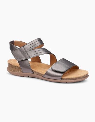 Hotter Womens Ruen Womens Sandals - Silver - Size: 4.5