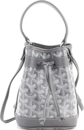 Goyard Petit Flot Bucket Bag Coated Canvas Mini