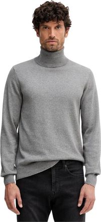 Geox Cashmere-blend Turtleneck - Heren - Coltruien - Grijs - S - Katoen - Truien & Vesten