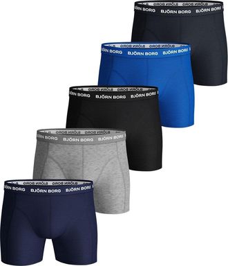 Bj&ouml;rn Borg Bj&ouml;rn Borg Onderbroeken 5-Pack Boxers Blauw