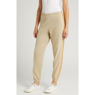 Aviator Nation Stripe Sweatpants in Sandtan at Nordstrom, Size X-Small