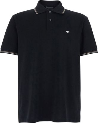 Emporio Armani Logo Baumwoll-Poloshirt