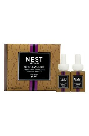 Nest New York x Pura Home Fragrance Diffuser Refill Duo in Moroccan Amber at Nordstrom