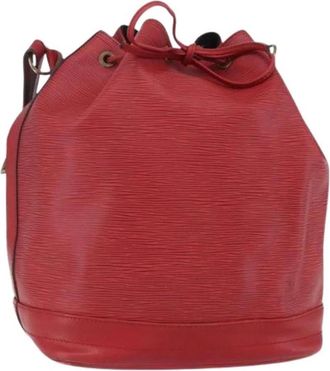 Louis Vuitton Pre-owned Vintage Bucket Bag - Dames - Vintage Tas - Rood - ONE Size - Leer - Vintage