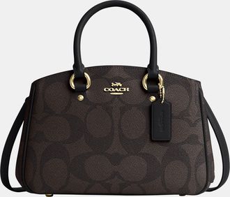 Coach Womens Savannah Small Carryall in Maxi Signature Canvas - Beige - One Size