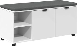 vidaXL Banco De Entrada 100 X 38 X 46 Cm Madera Ingenierizada Y Tela Vidaxl